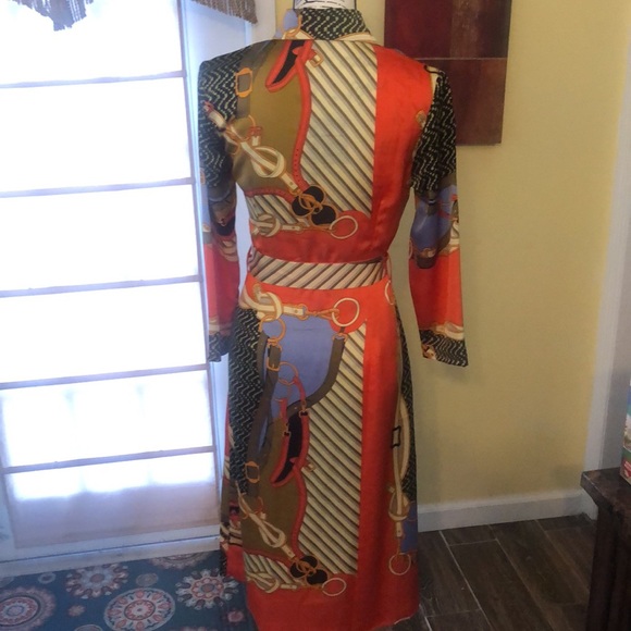 Women multicolor shirt dress size medium - Picture 5 of 5